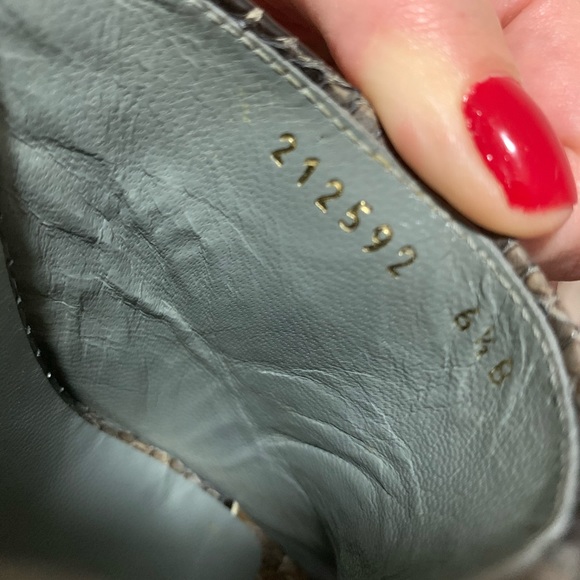 Vintage Gucci Python Clogs - Picture 2 of 5